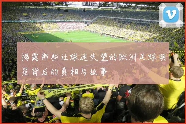 揭露那些让球迷失望的欧洲足球明星背后的真相与故事
